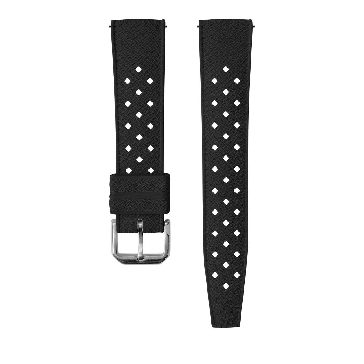 FKM Rubber Strap - Tropic - Black