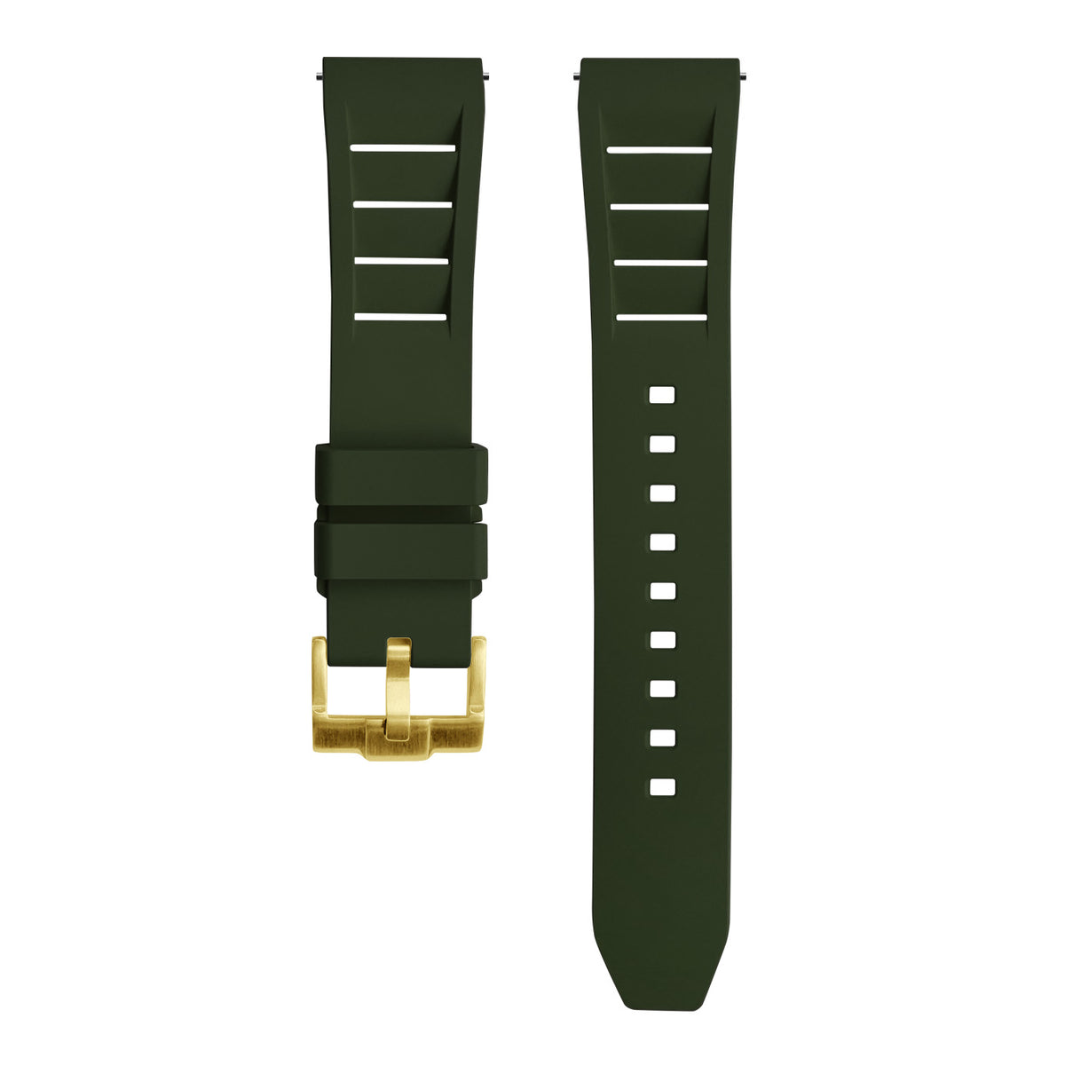 FKM Rubber Strap - Vented - Green