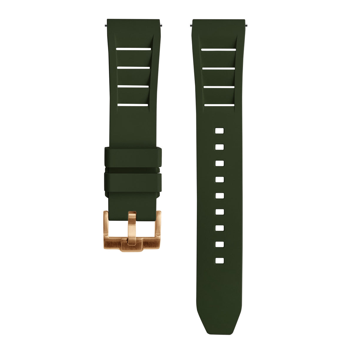 FKM Rubber Strap - Vented - Green