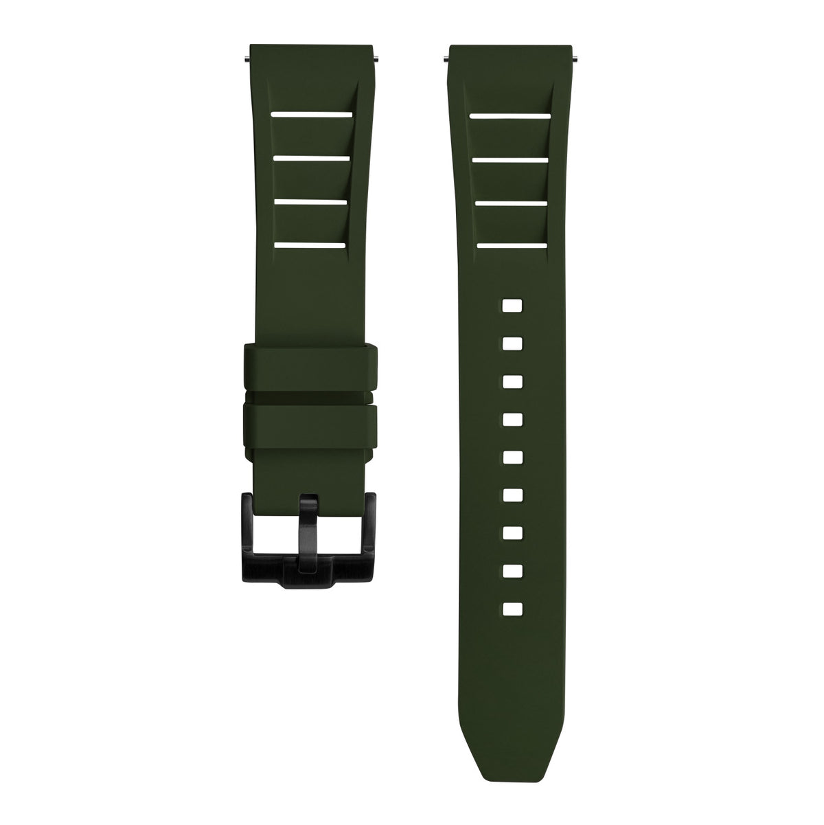 FKM Rubber Strap - Vented - Green