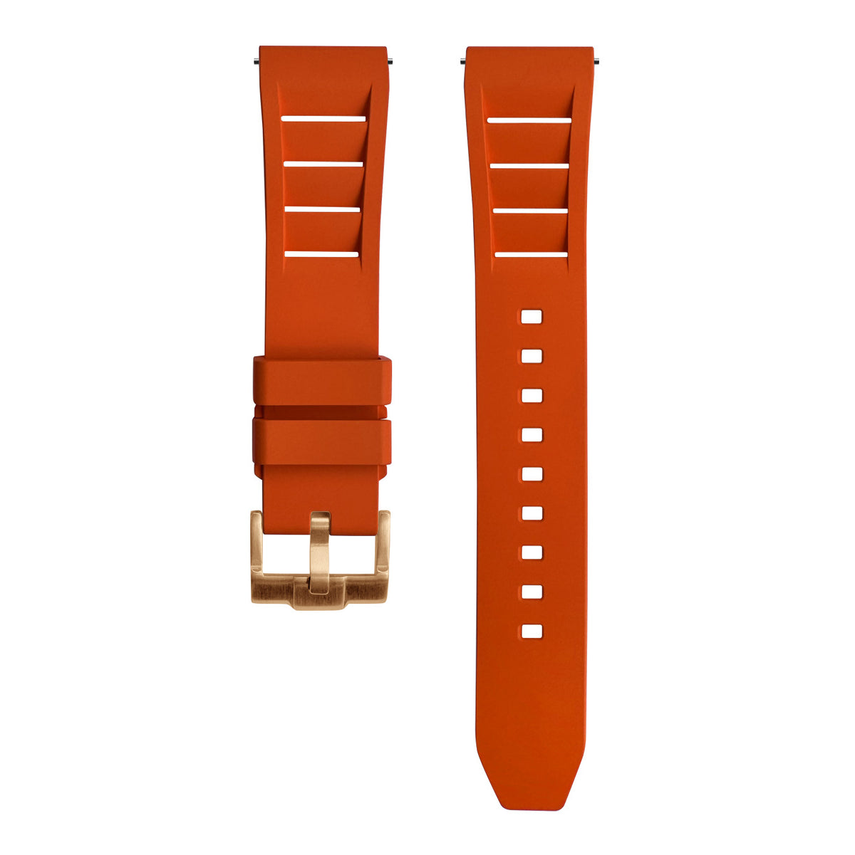 FKM Rubber Strap - Vented - Orange