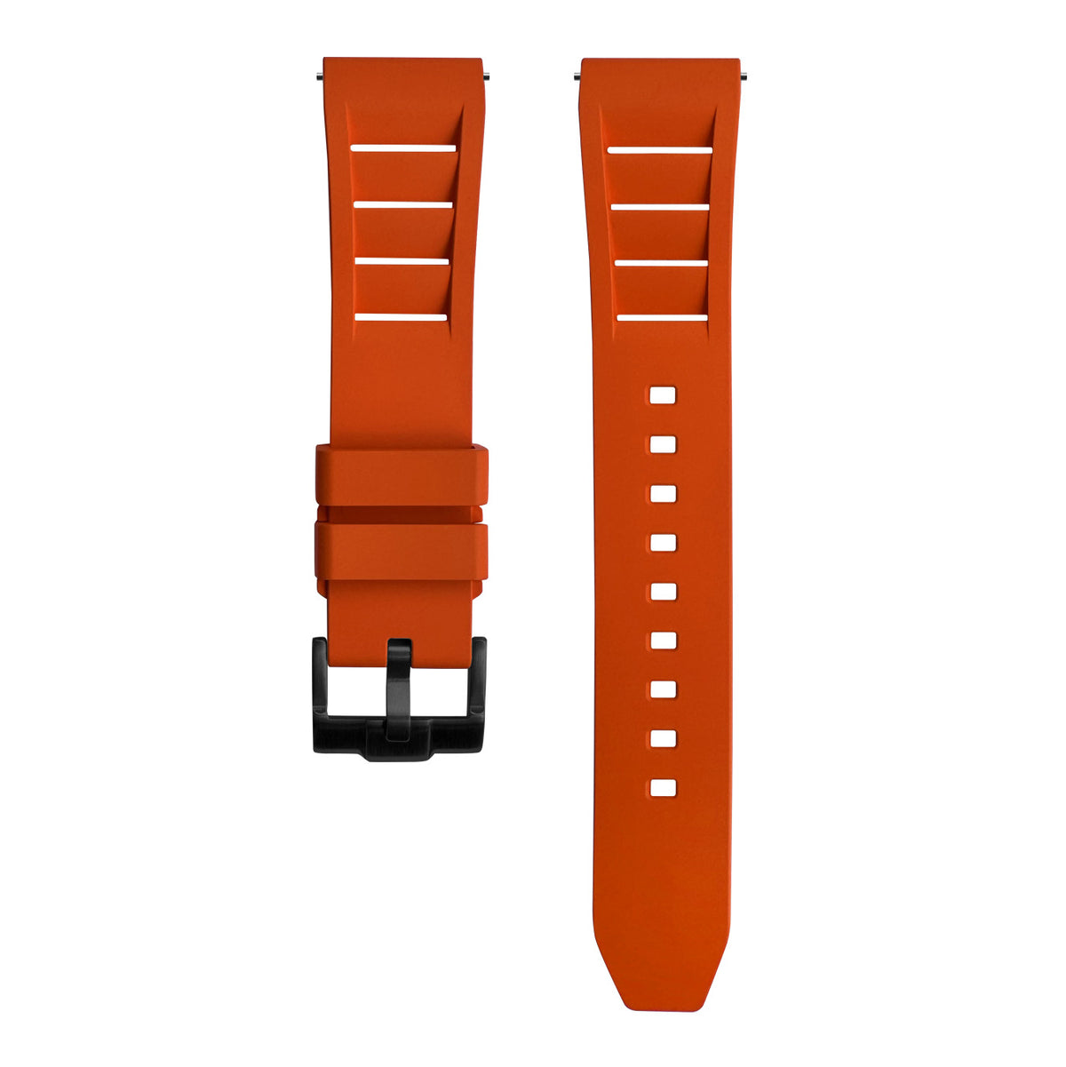 FKM Rubber Strap - Vented - Orange