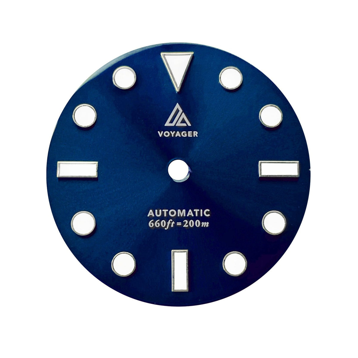 Dial - Voyager 2 - Sunburst Blue - Day Date / Date / No Date