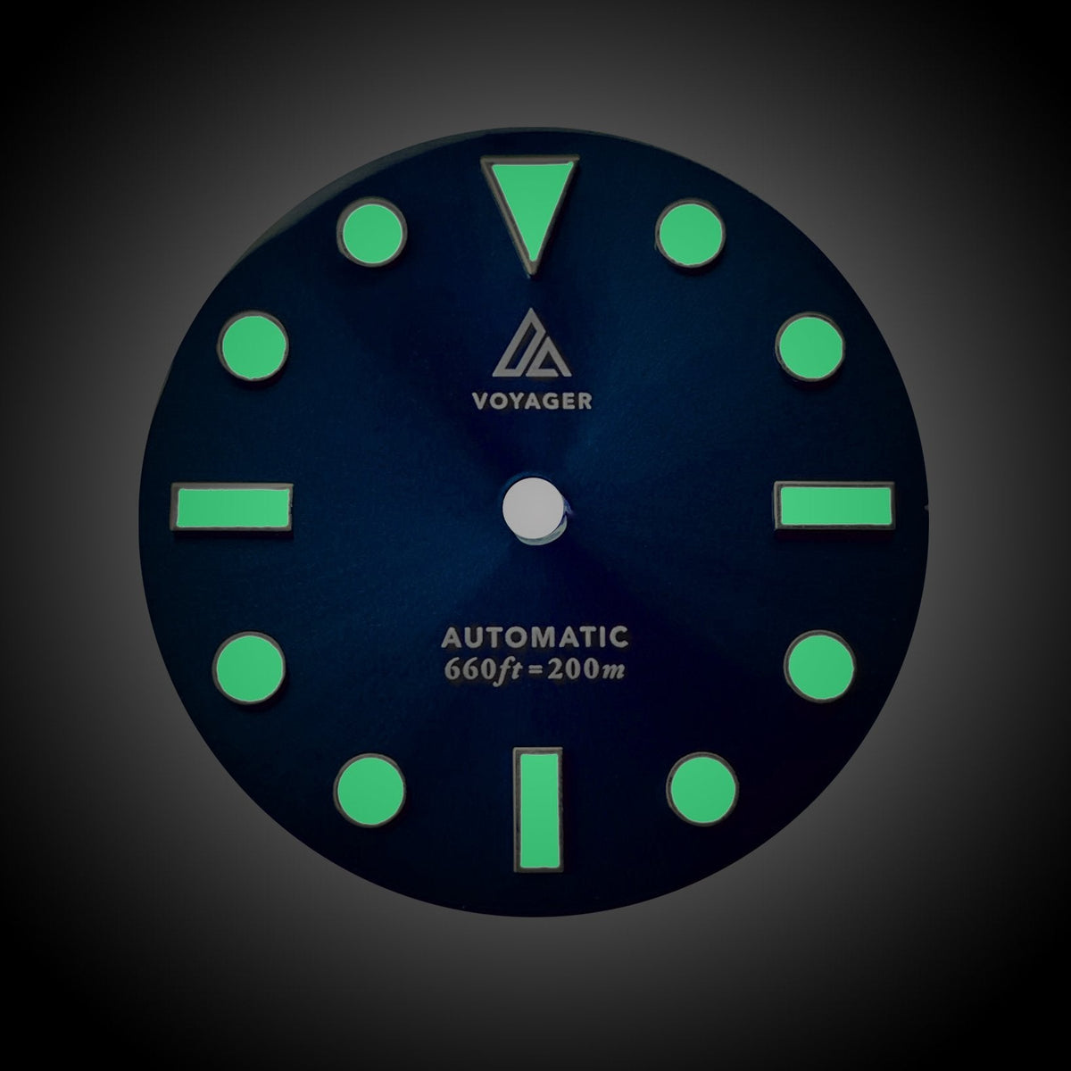 Dial - Voyager 2 - Sunburst Blue - Day Date / Date / No Date