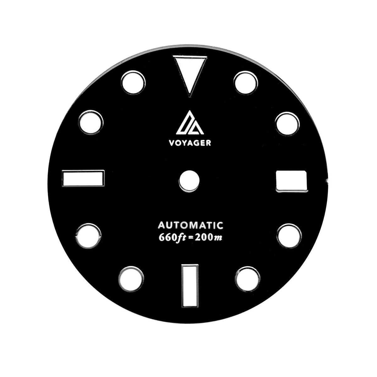 Dial - Voyager 2 - Black - Day Date / Date / No Date