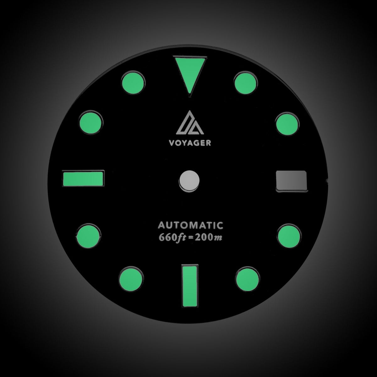 Dial - Voyager 2 - Black - Day Date / Date / No Date