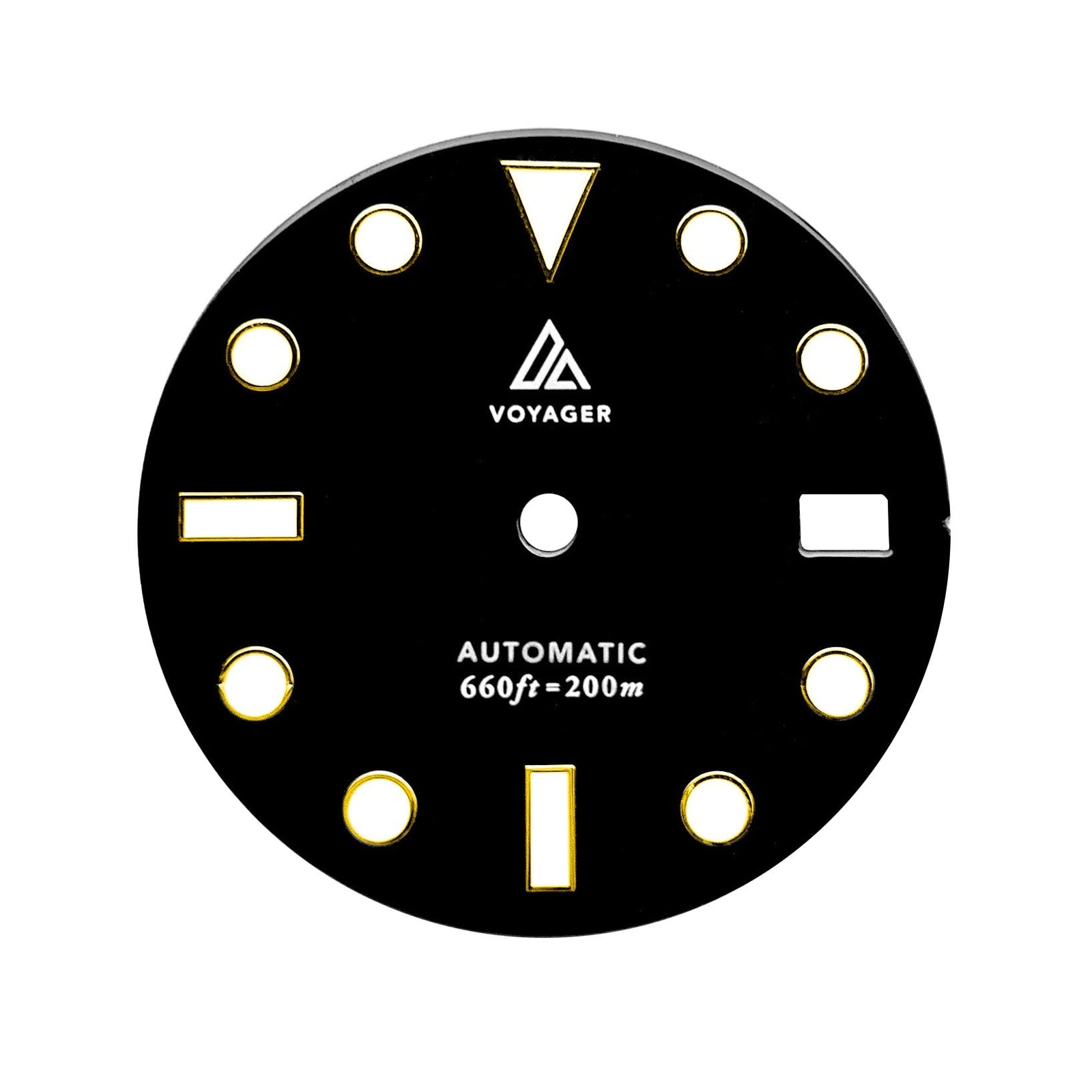 Dial - Voyager 2 - Black Gold - Day Date / Date / No Date