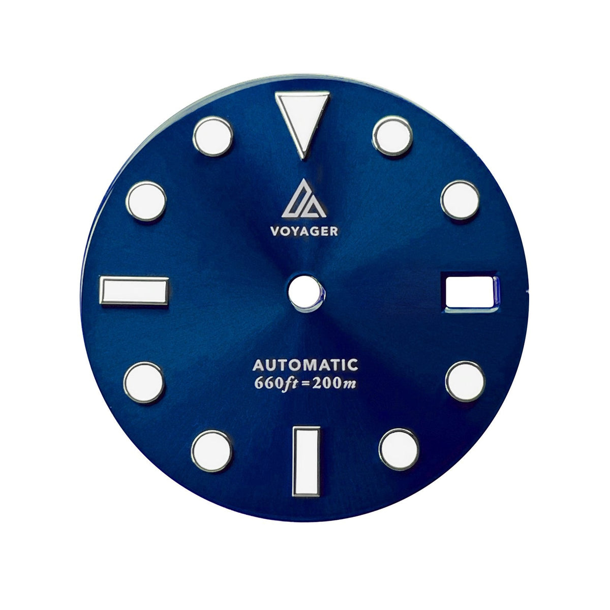 Dial - Voyager 2 - Sunburst Blue - Day Date / Date / No Date