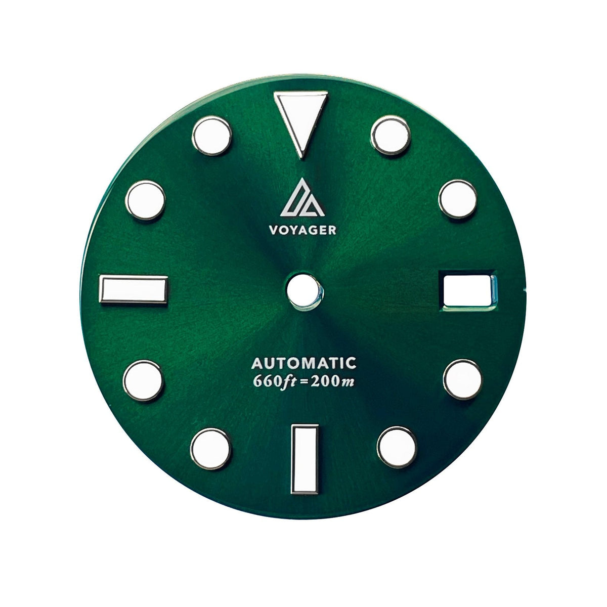 Dial - Voyager 2 - Sunburst Green - Day Date / Date / No Date