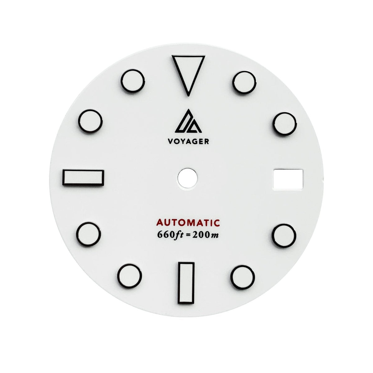 Dial - Voyager 2 - White - Day Date / Date / No Date