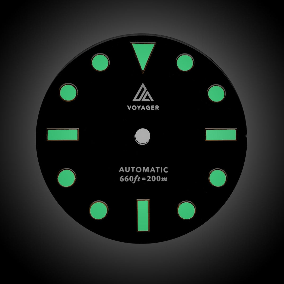 Dial - Voyager 2 - Black Rose Gold - Day Date / Date / No Date