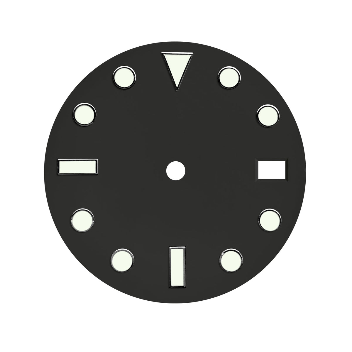 Dial - Voyager 2 - Black Sterile - Day Date / Date / No Date