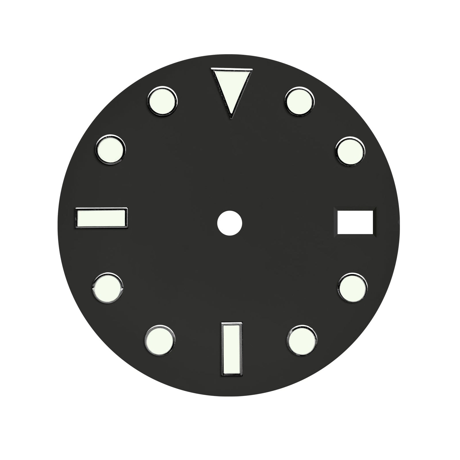 Dial - Voyager 2 - Black Sterile - Day Date / Date / No Date