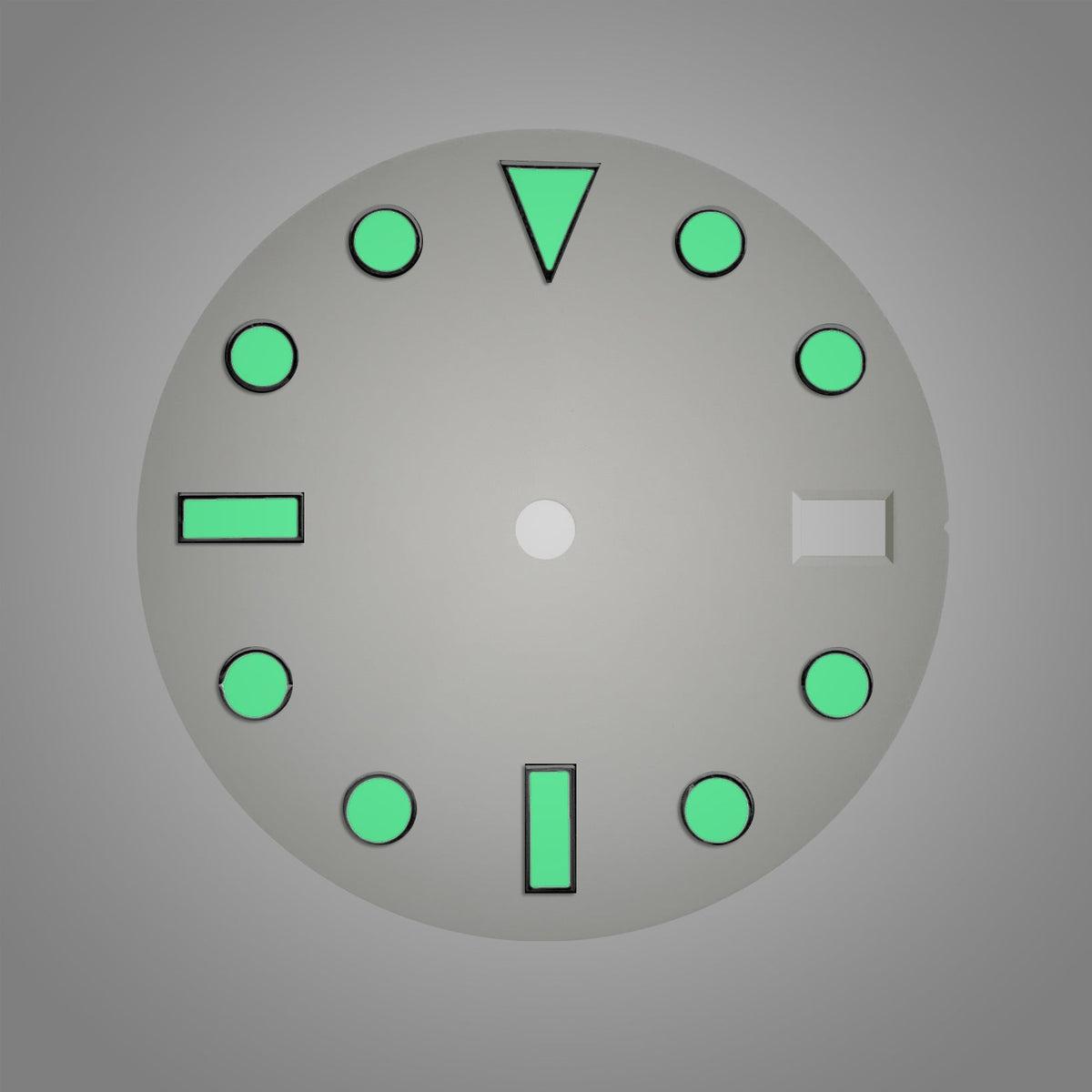 Dial - Voyager 2 - Silver Sterile - Day Date / Date / No Date