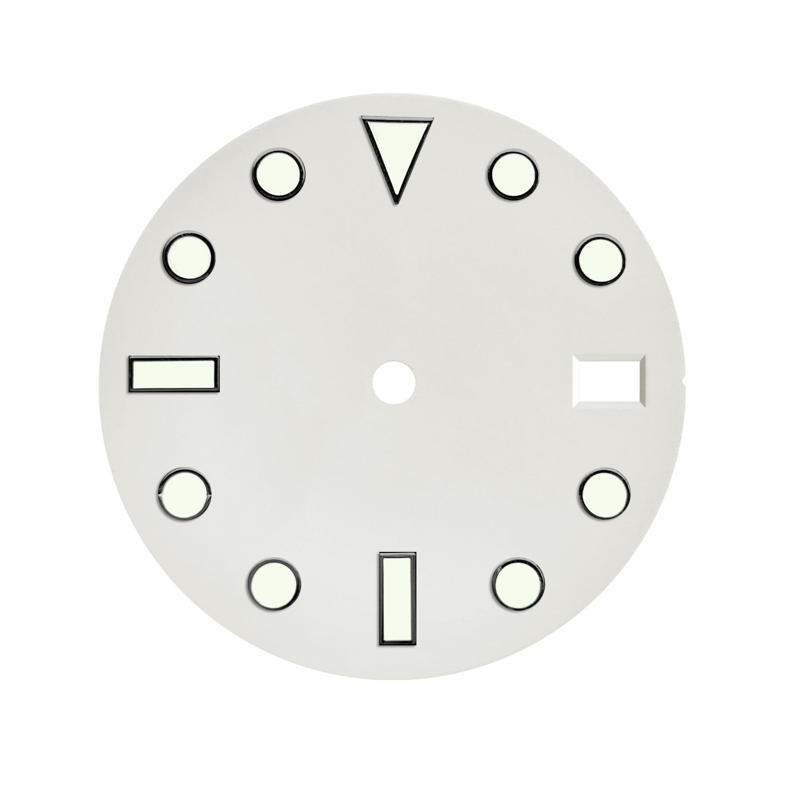 Dial - Voyager 2 - Silver Sterile - Day Date / Date / No Date