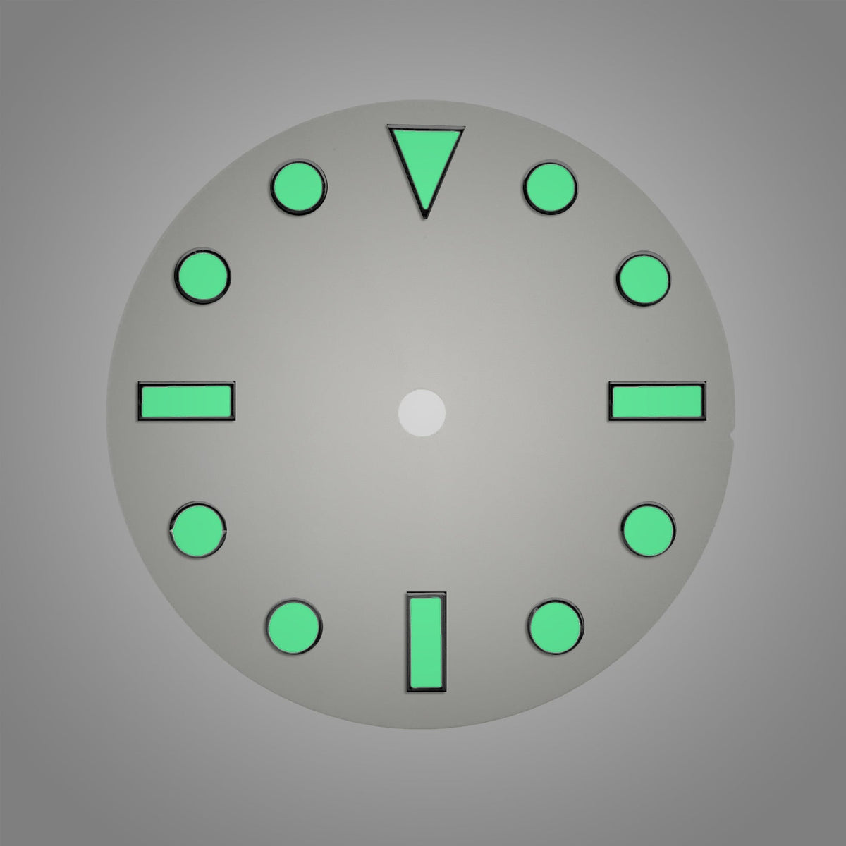 Dial - Voyager 2 - Silver Sterile - Day Date / Date / No Date