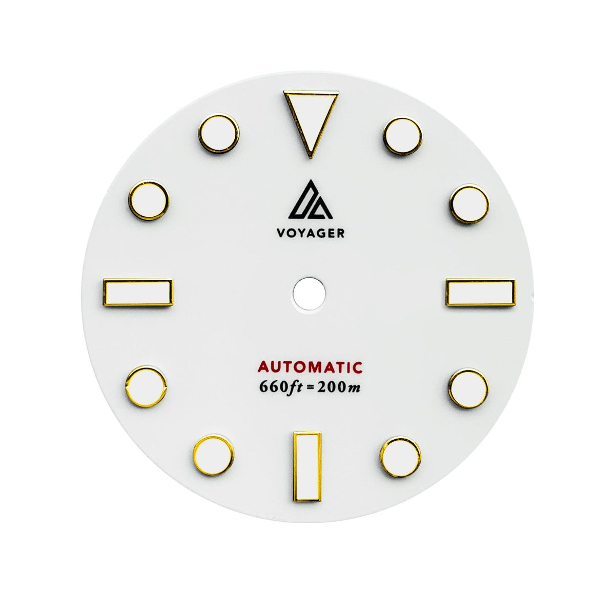 Dial - Voyager 2 - White Gold - Day Date / Date / No Date