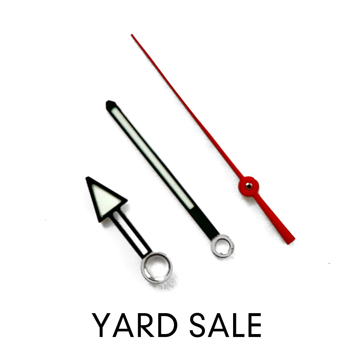 YARD SALE - Hands - Luminous Black & Red