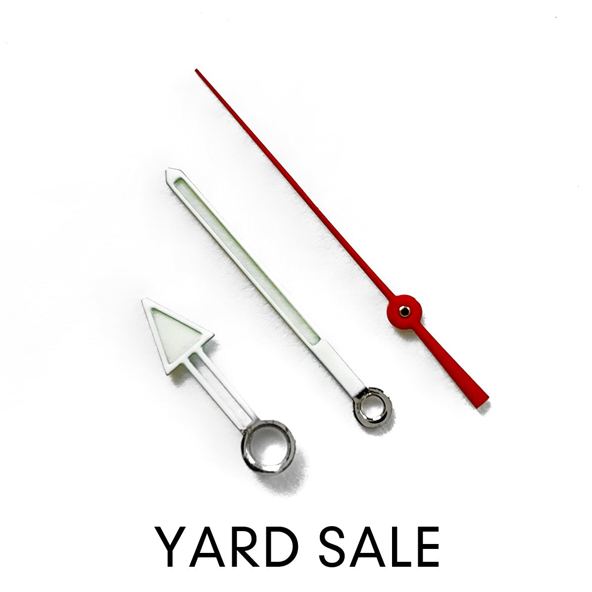 YARD SALE - Hands - Luminous White & Red