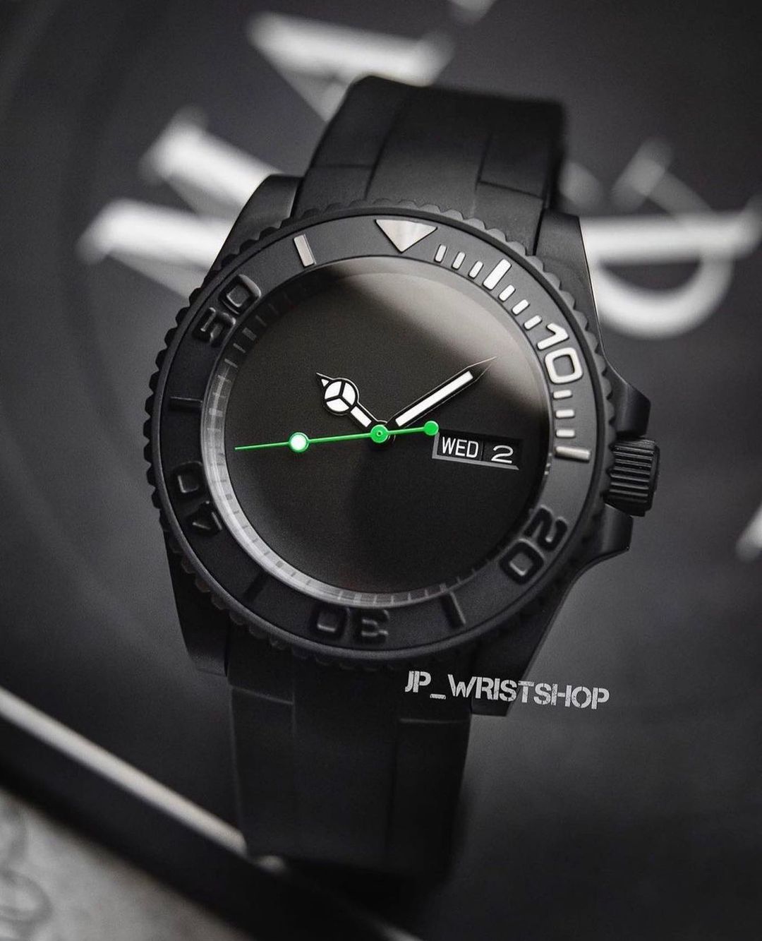 FKM Rubber Strap - SKX007/SRPD Classic - Black