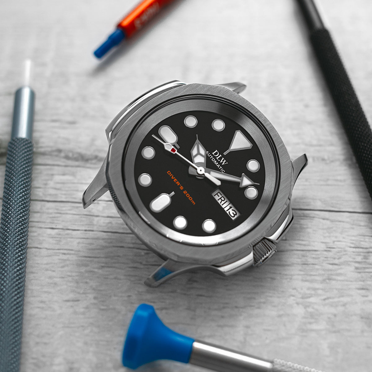 Dial - 5KX - Black X Orange - Day Date