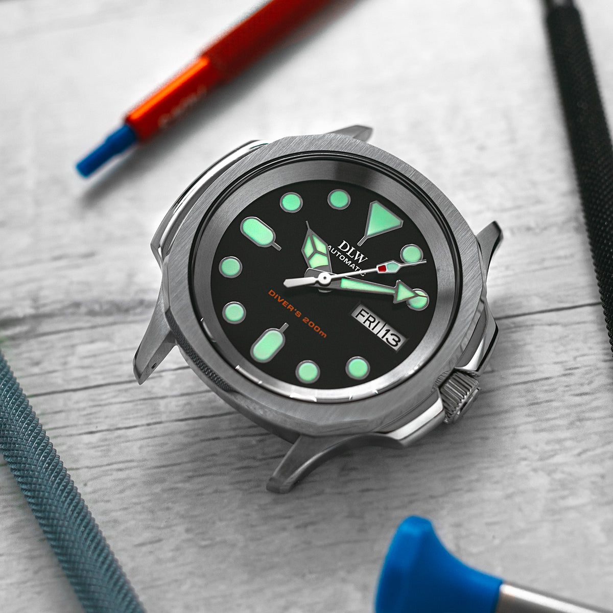 Dial - 5KX - Black X Orange - Day Date