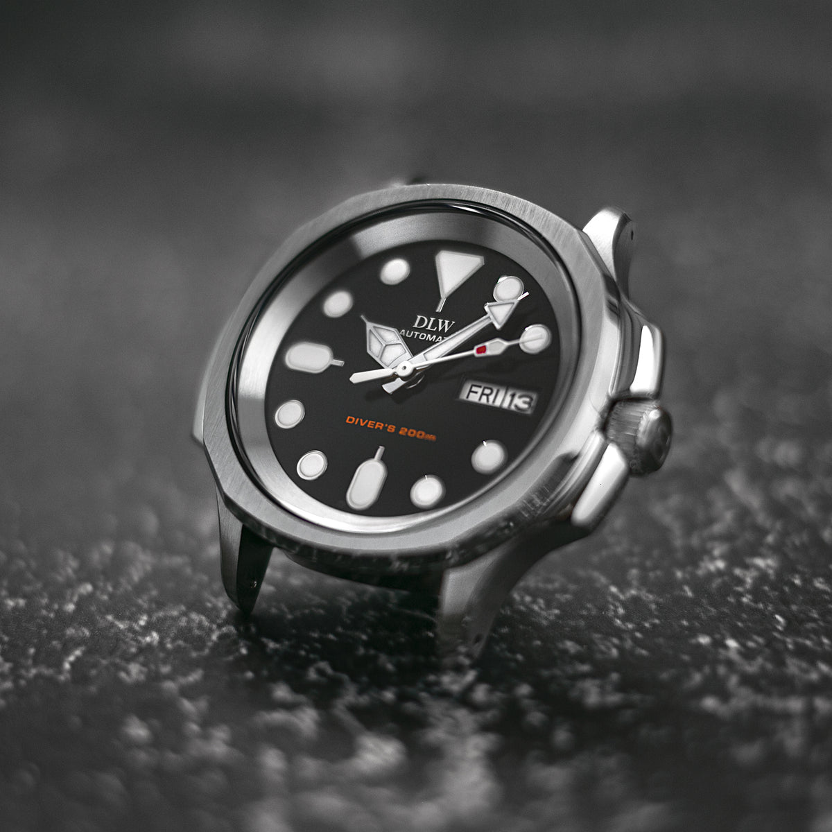 Case - SRPE NAUT. - Polished/Brushed Steel (With Case Back)