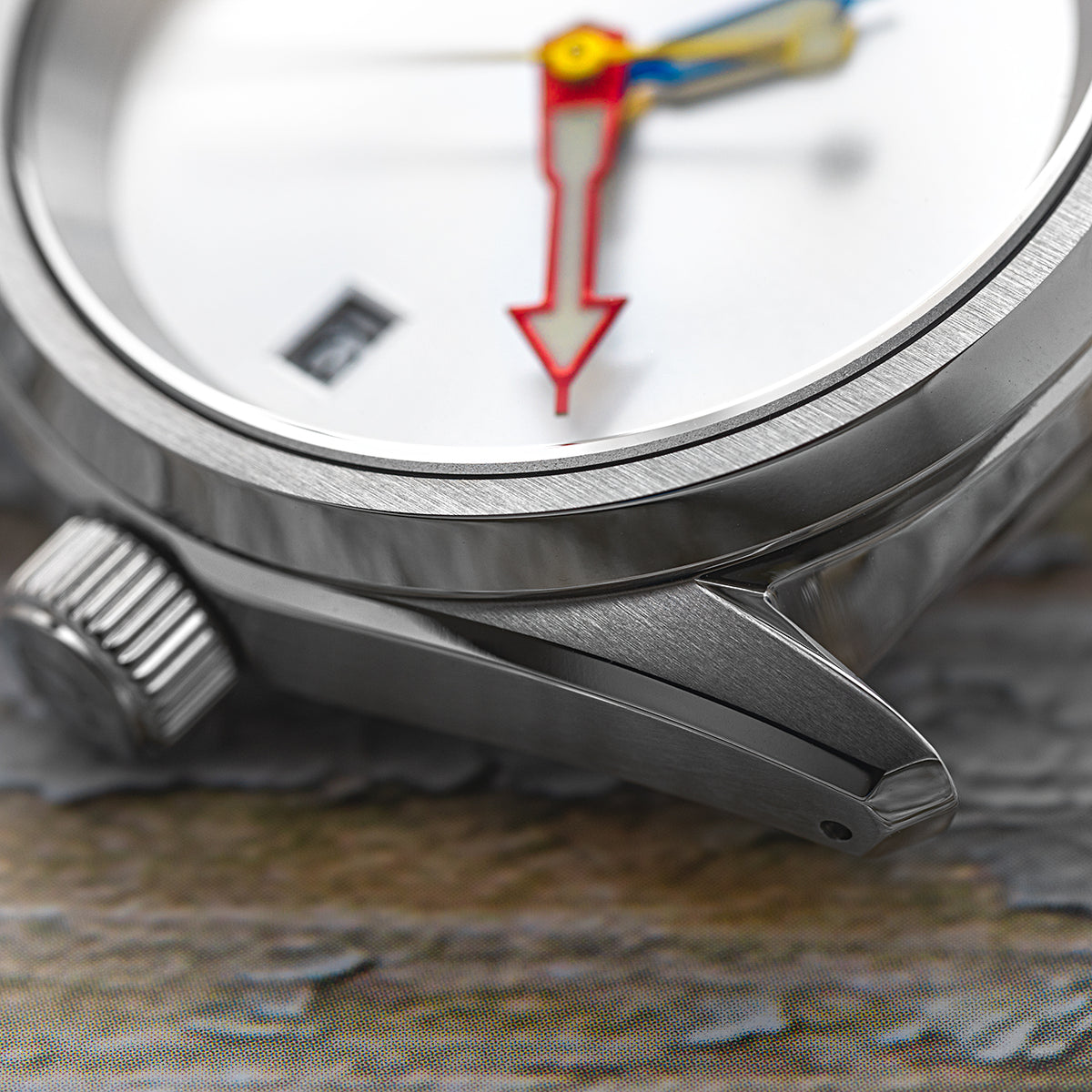 Case - SRPE GS EVO. - Polished/Brushed Steel (With Case Back)