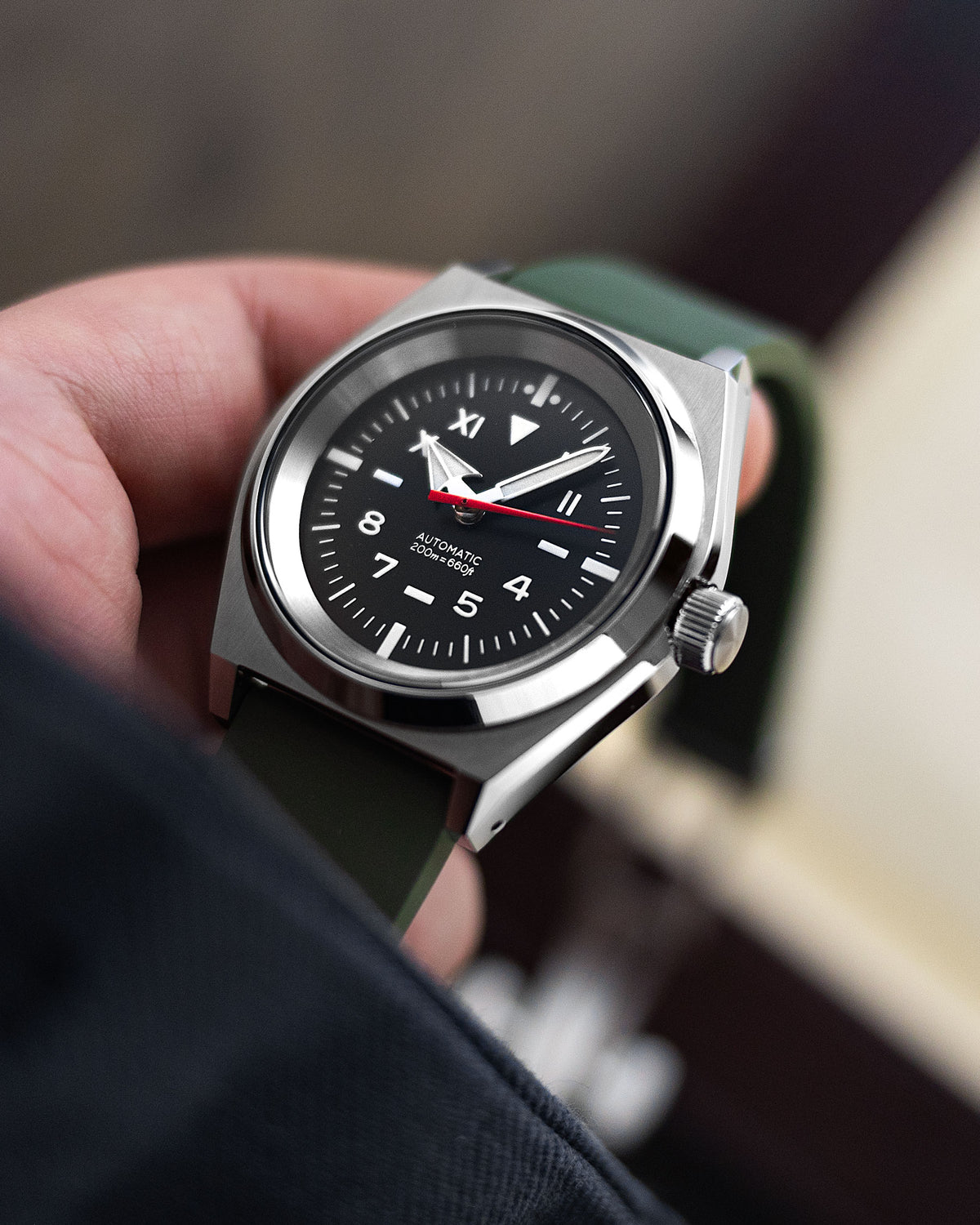 FKM Rubber Strap - CTS Classic - Olive Green