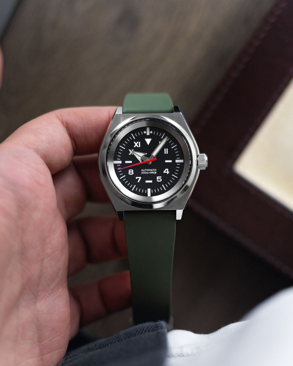 Case - SRPE S5 Vintage - Polished/Brushed Steel (With Case Back)