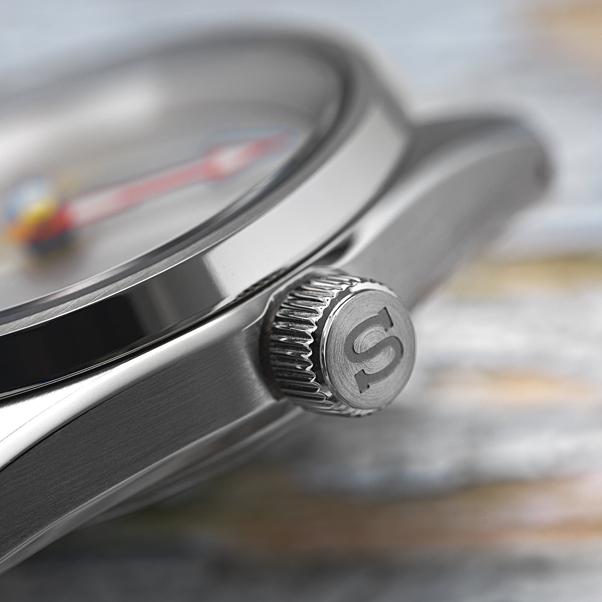 Case - SRPE GS EVO. - Polished/Brushed Steel (With Case Back)