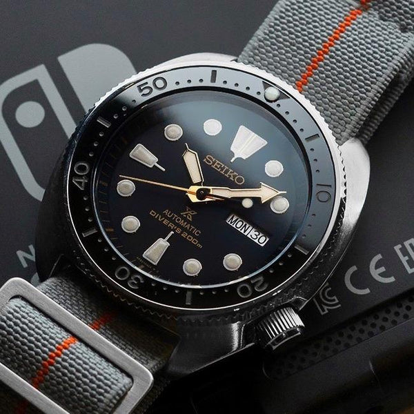 Bezel - SRP Turtle Coin Edge - Polished Steel - DLW WATCHES