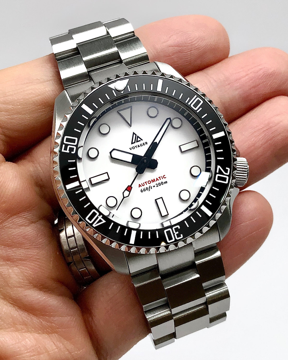 Dial - Voyager 2 - White - Day Date / Date / No Date