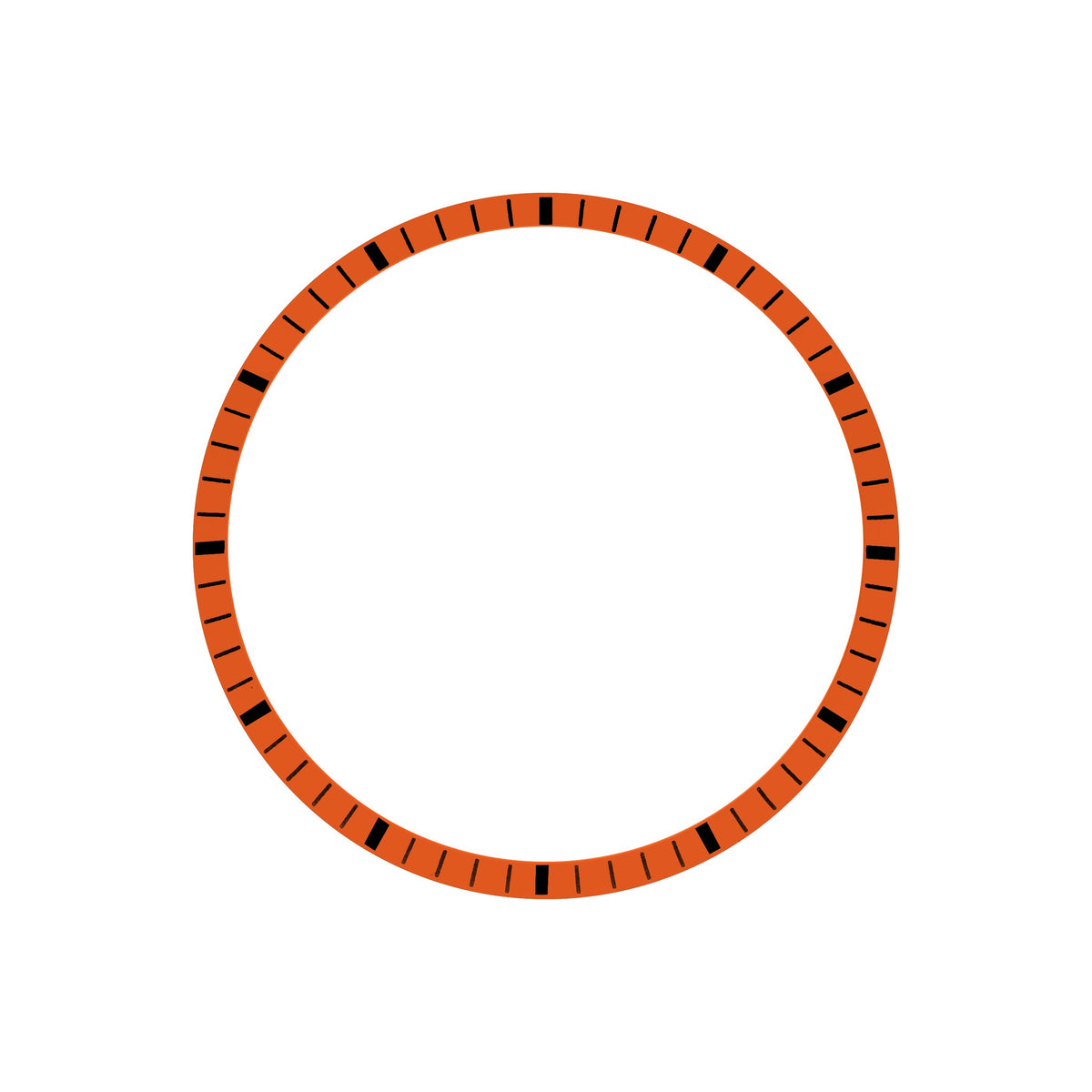 Chapter Ring - SKX007/SRPD - Matt Orange w Markers