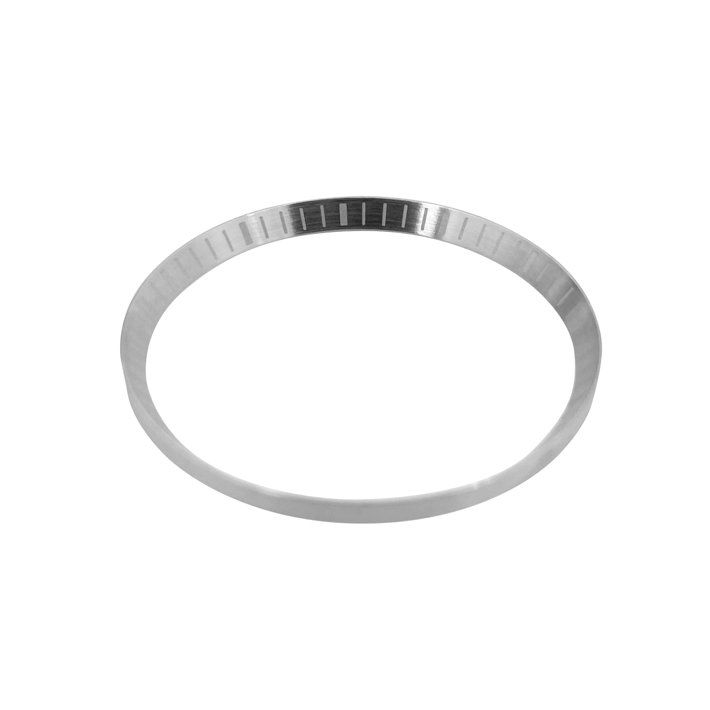 Chapter Ring - SKX007/SRPD - Brushed Steel w Engraved Markers