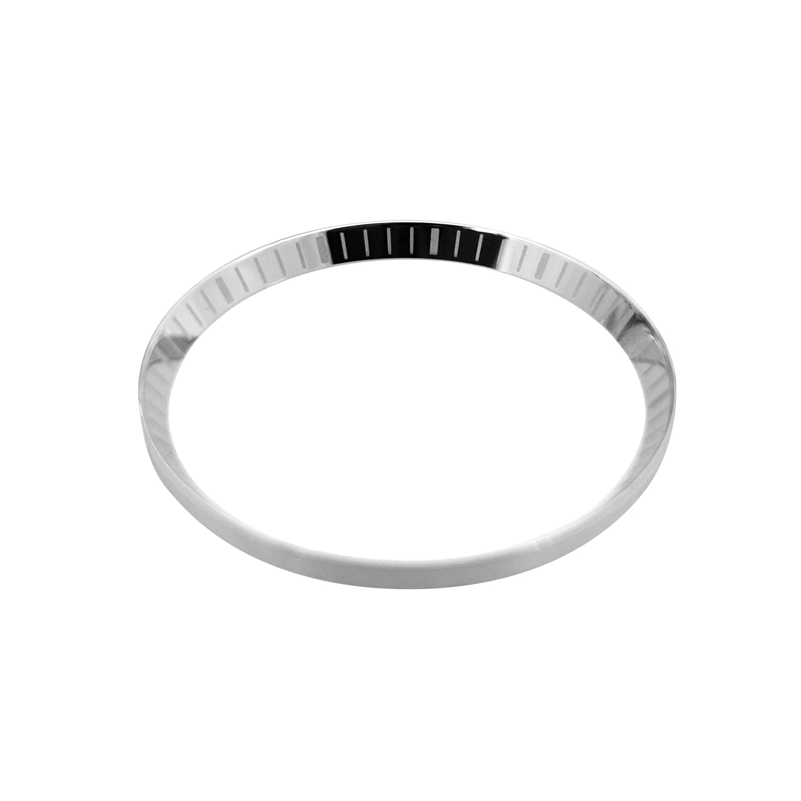 Chapter Ring - SKX007/SRPD - Polished Steel w Engraved Markers