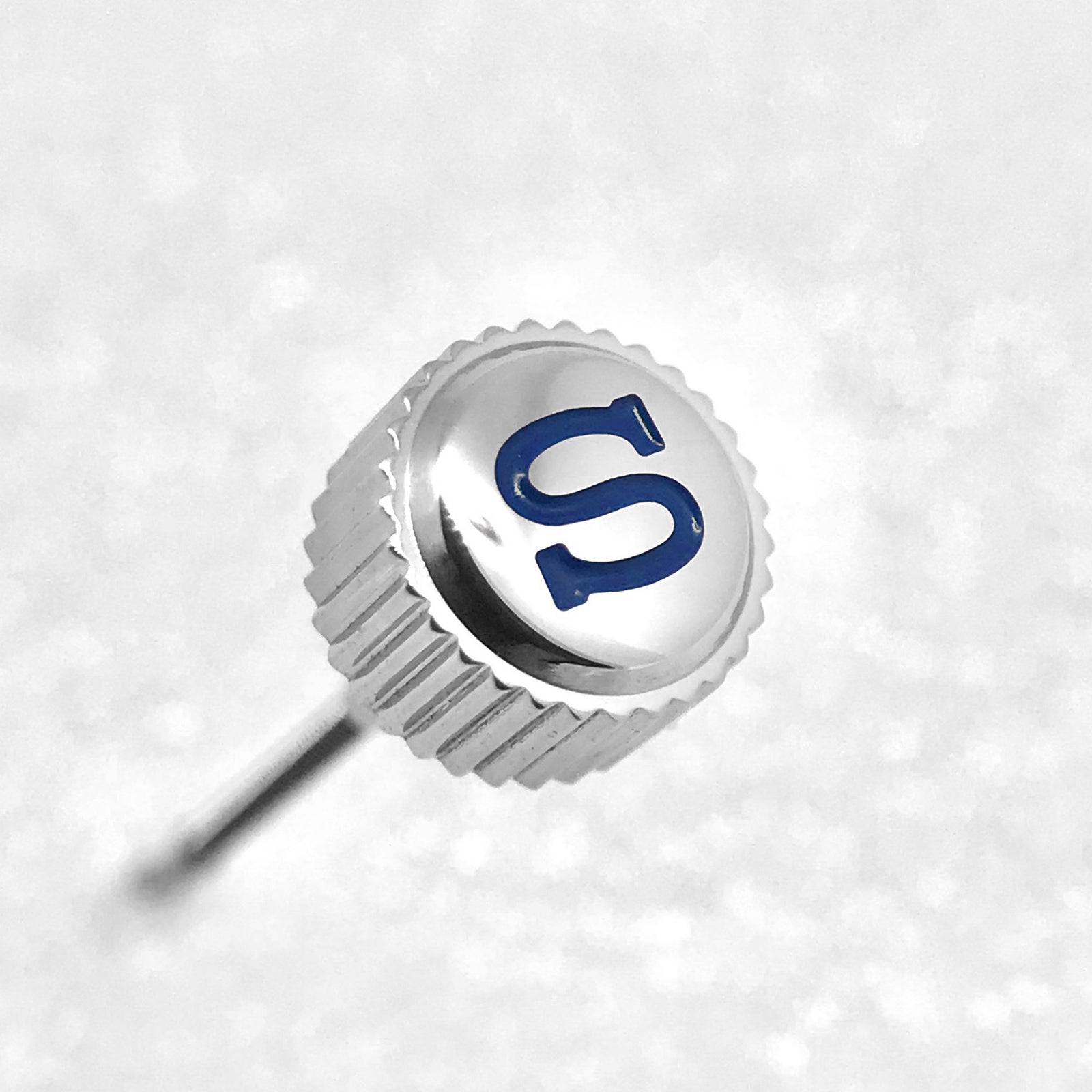 Crown - SKX007 - Polished Steel - Blue "S"