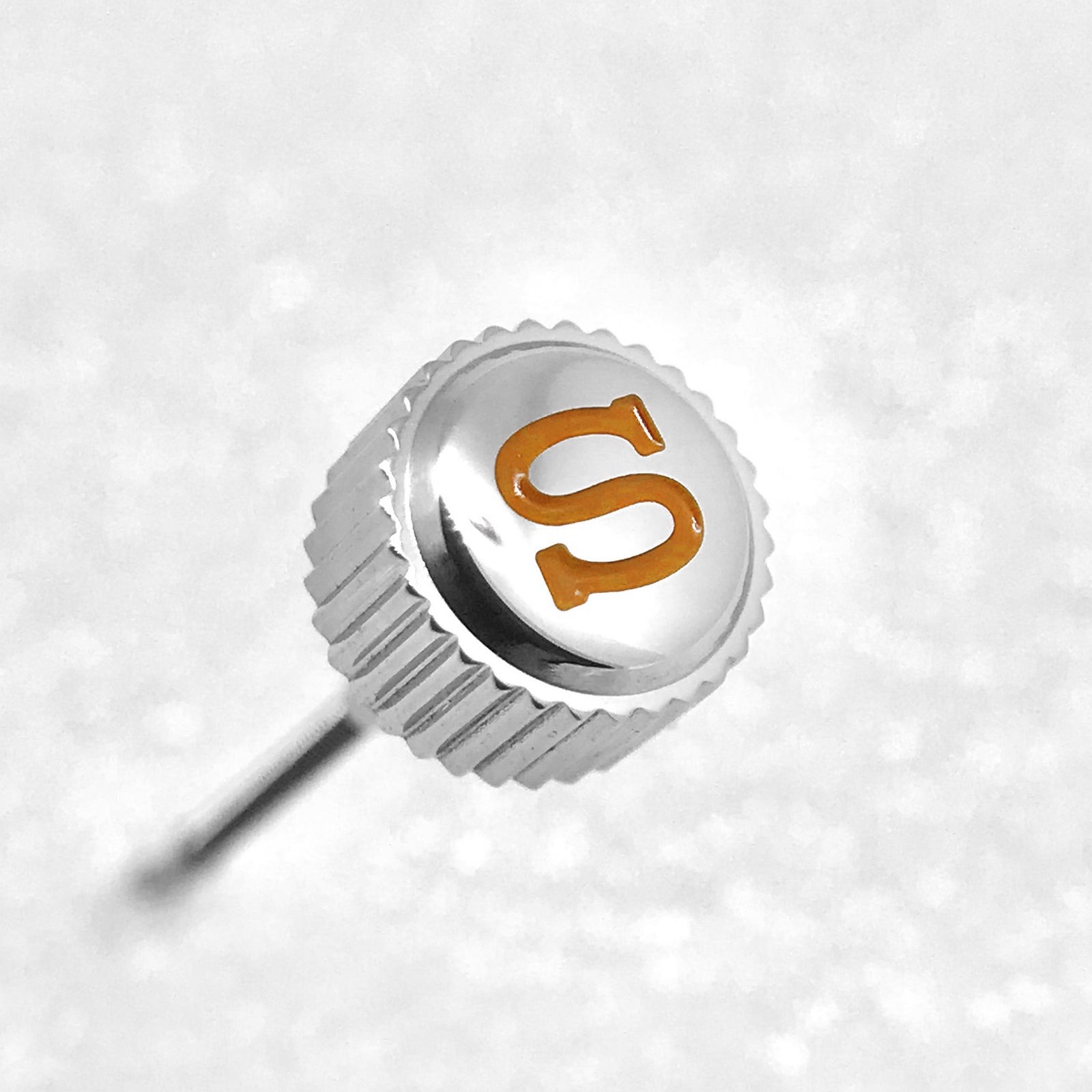 Crown - SKX007 - Polished Steel - Orange "S"