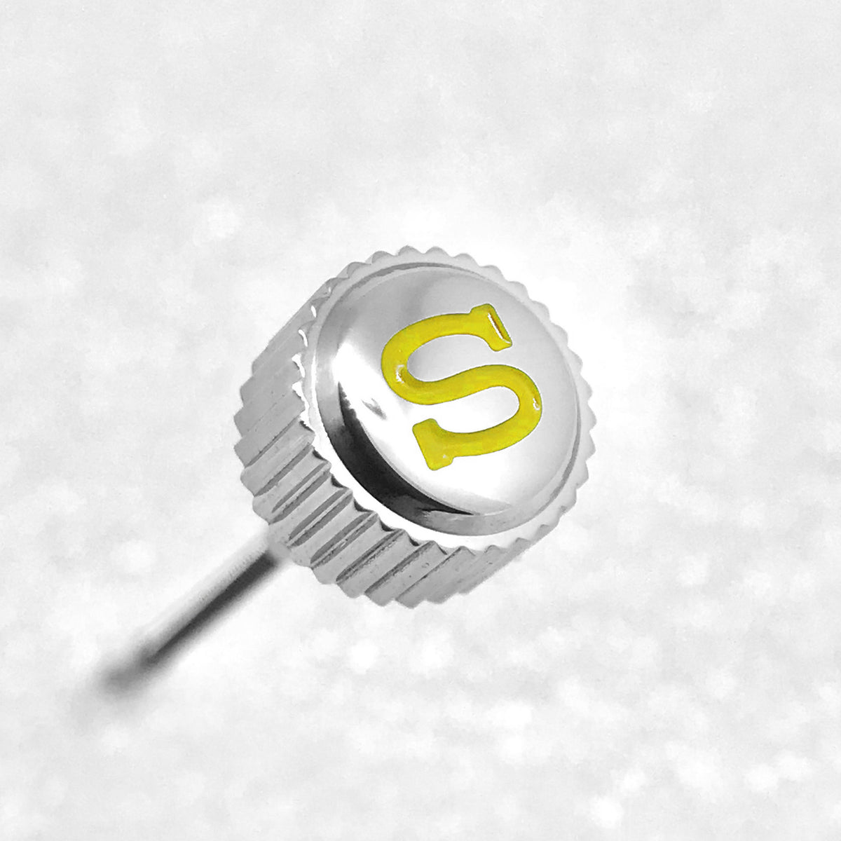 Crown - SKX007 - Polished Steel - Yellow &quot;S&quot;