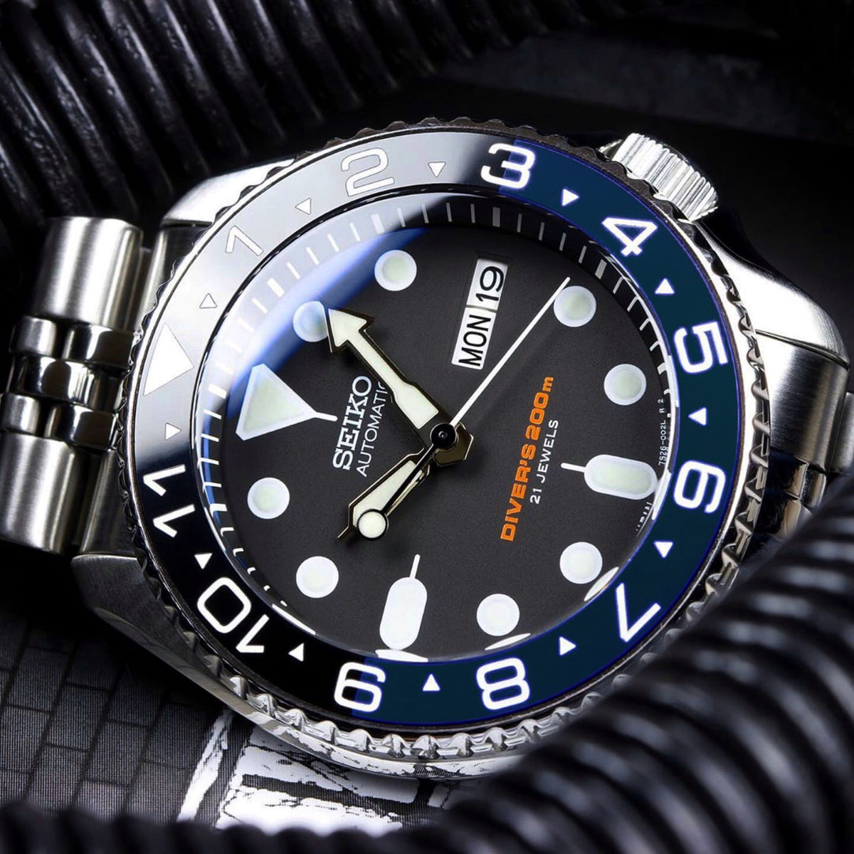 Ceramic Insert - 007 Dual Time Dark Knight