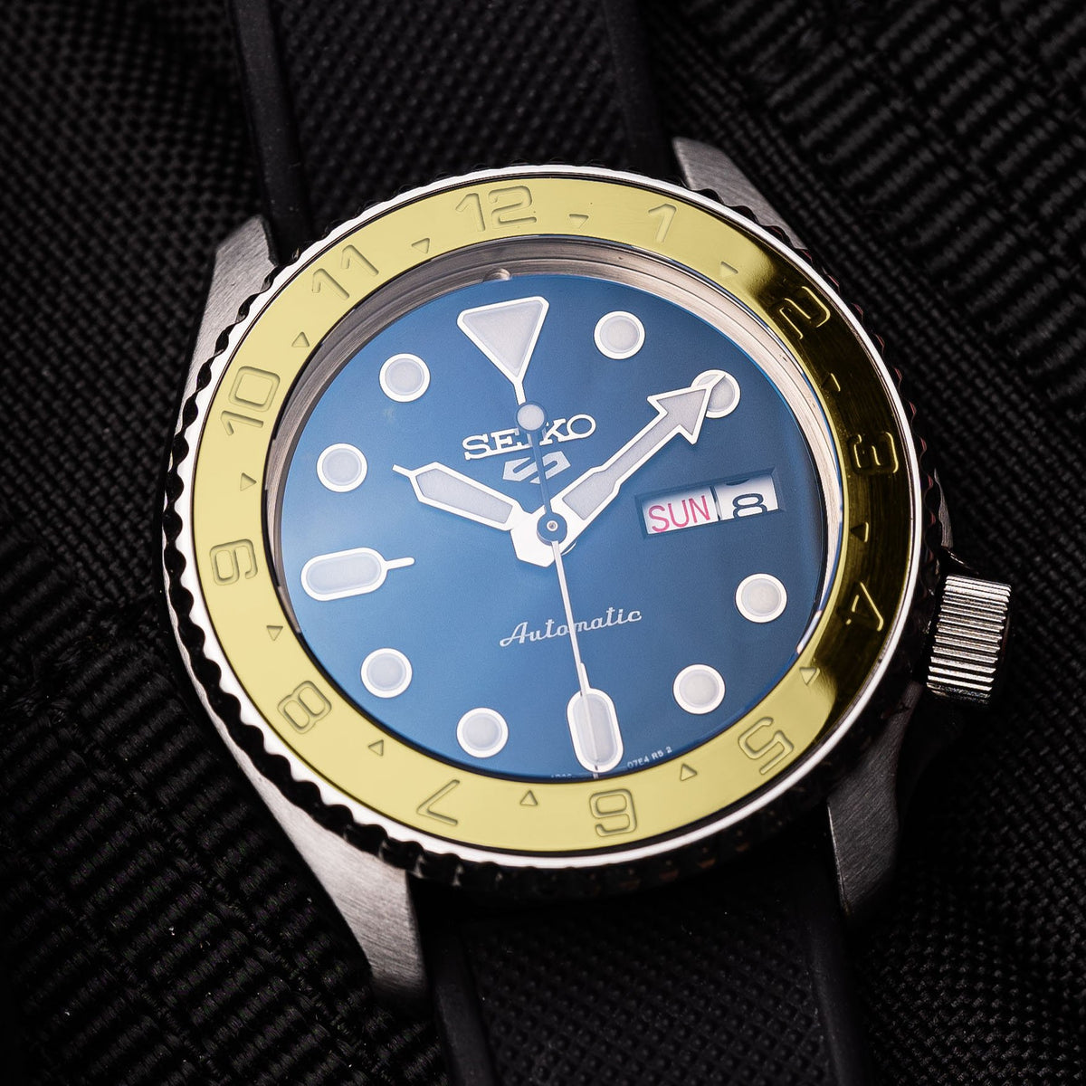 Steel Insert - 007 Dual Time - Polished AUROUS