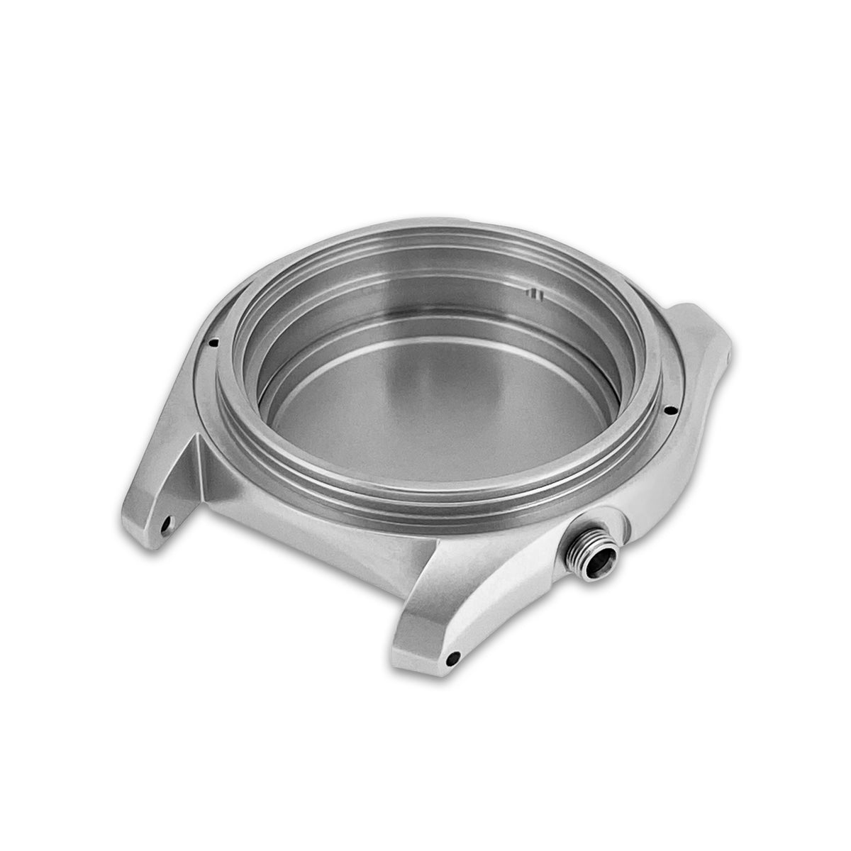 Case - SKX007 MM - Bead Blasted Steel (With Case Back)