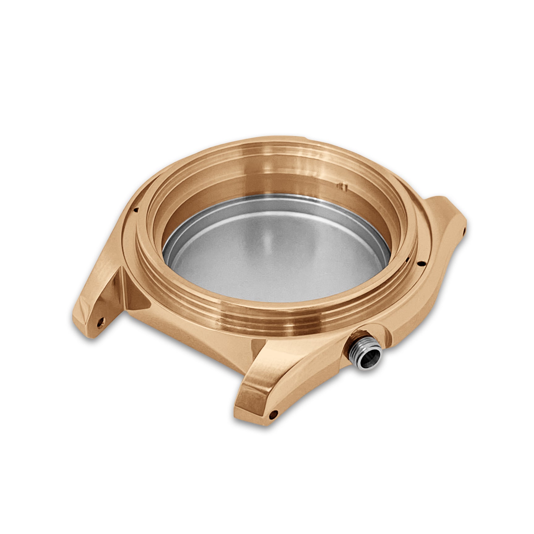 Case SKX007 MM Polished PVD Rose Gold (With Case Back) DLW