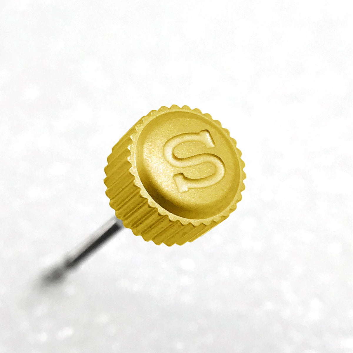 Crown - SKX007 - Bead Blasted Steel PVD Gold - "S"