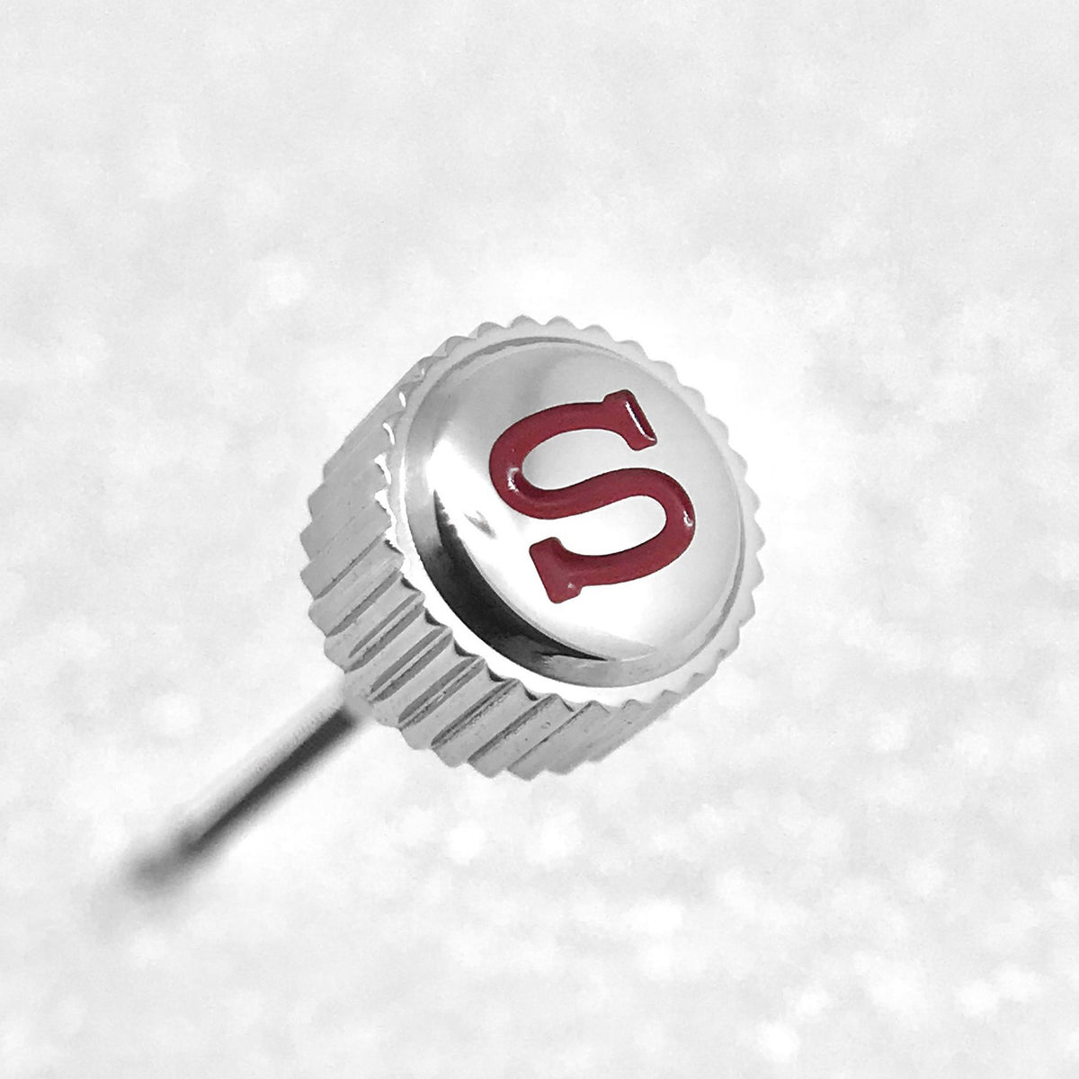 Crown - SKX007 - Polished Steel - Red "S"