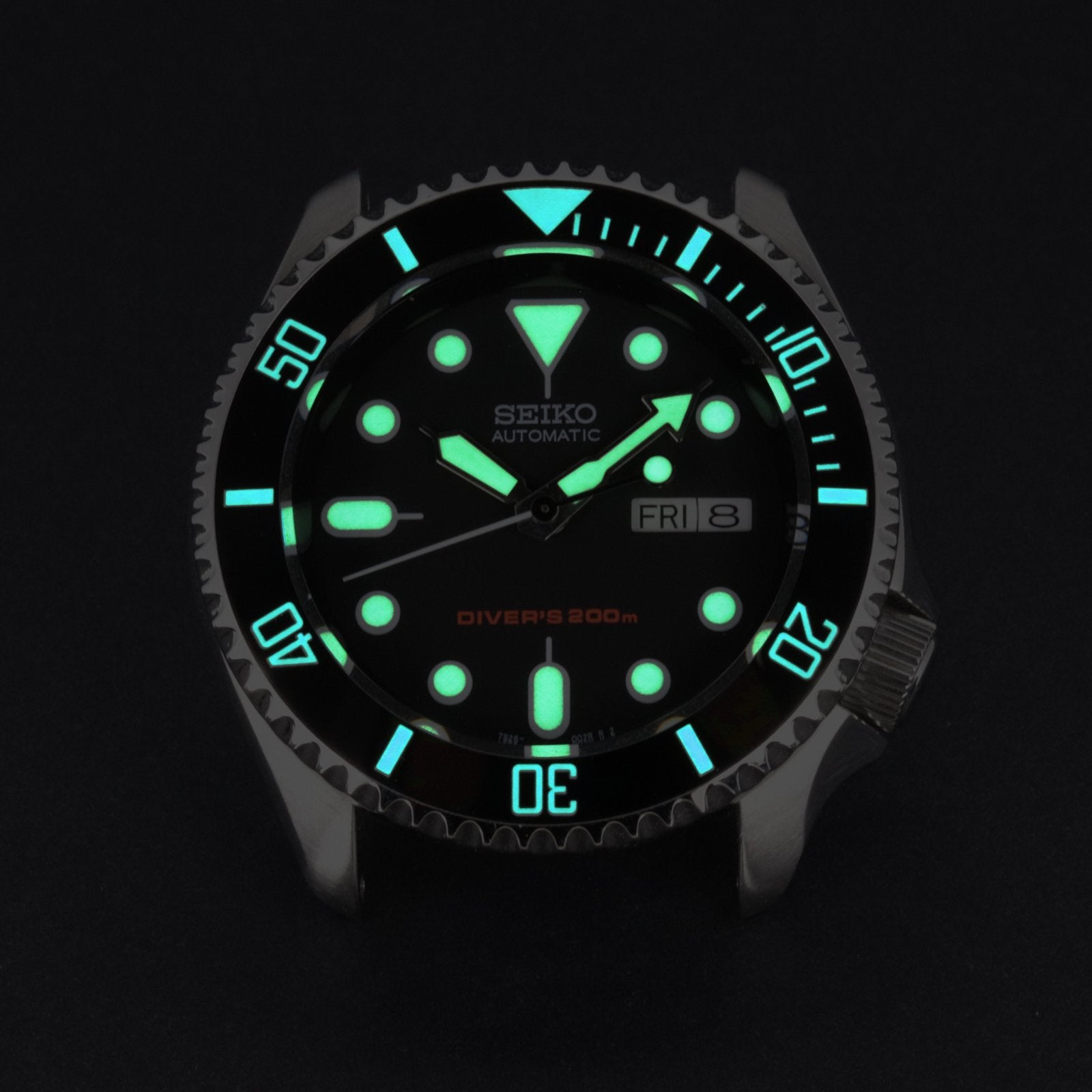Ceramic Insert - 007 Sub Black - Luminous Aquaris
