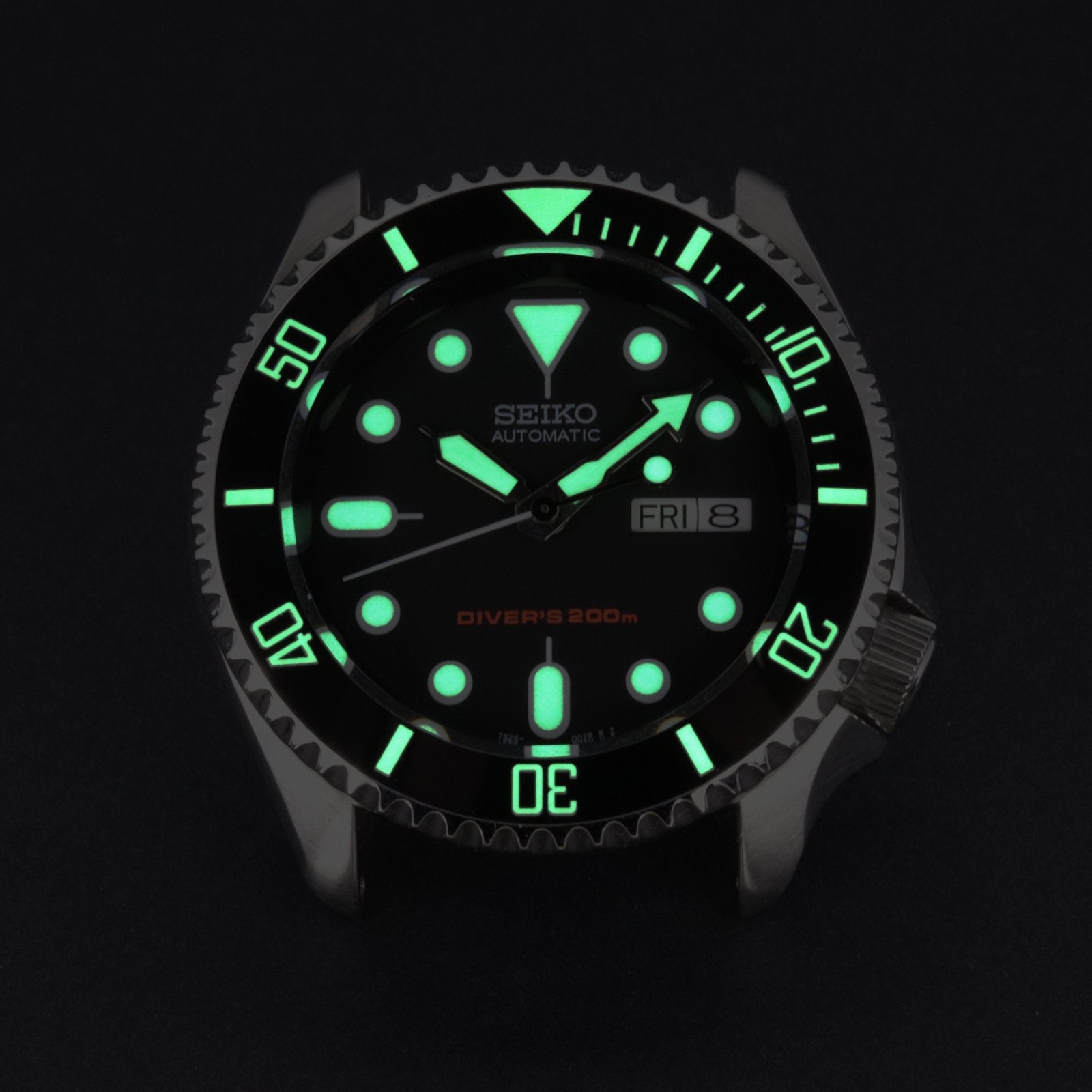 Ceramic Insert - 007 Sub Black - Luminous Green