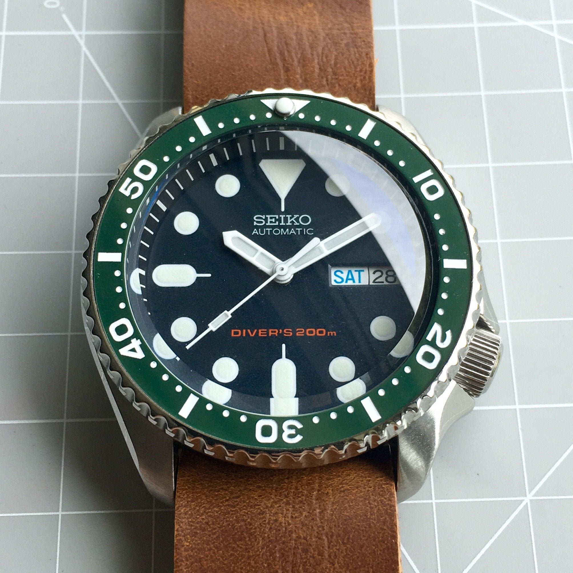Ceramic Insert SKX Green DLW WATCHES - Main Image