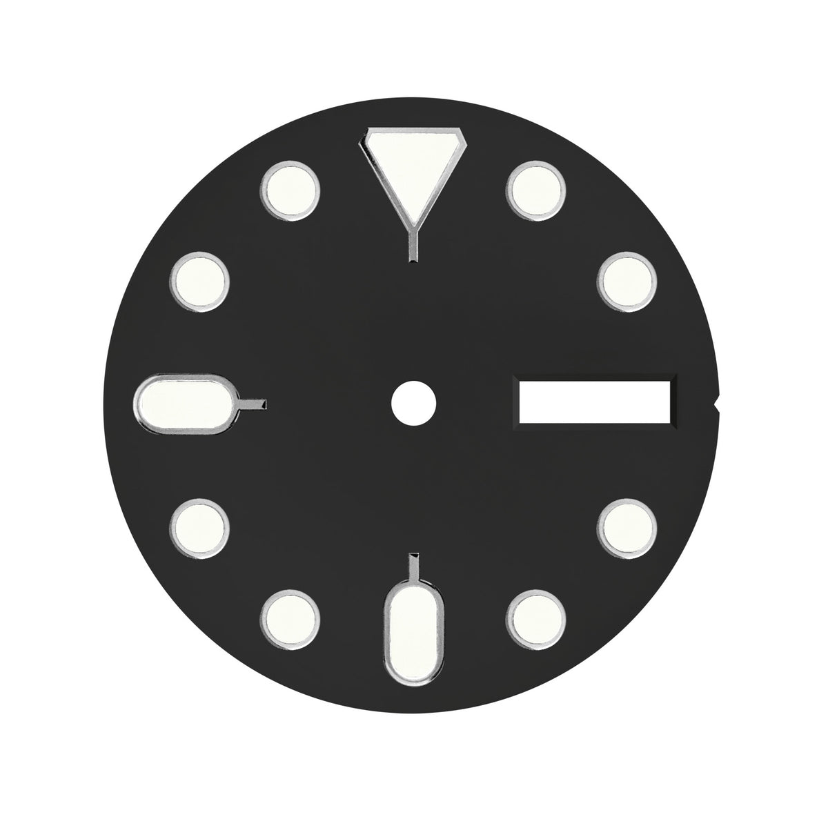 Dial - 5KX - Black Sterile - Day Date