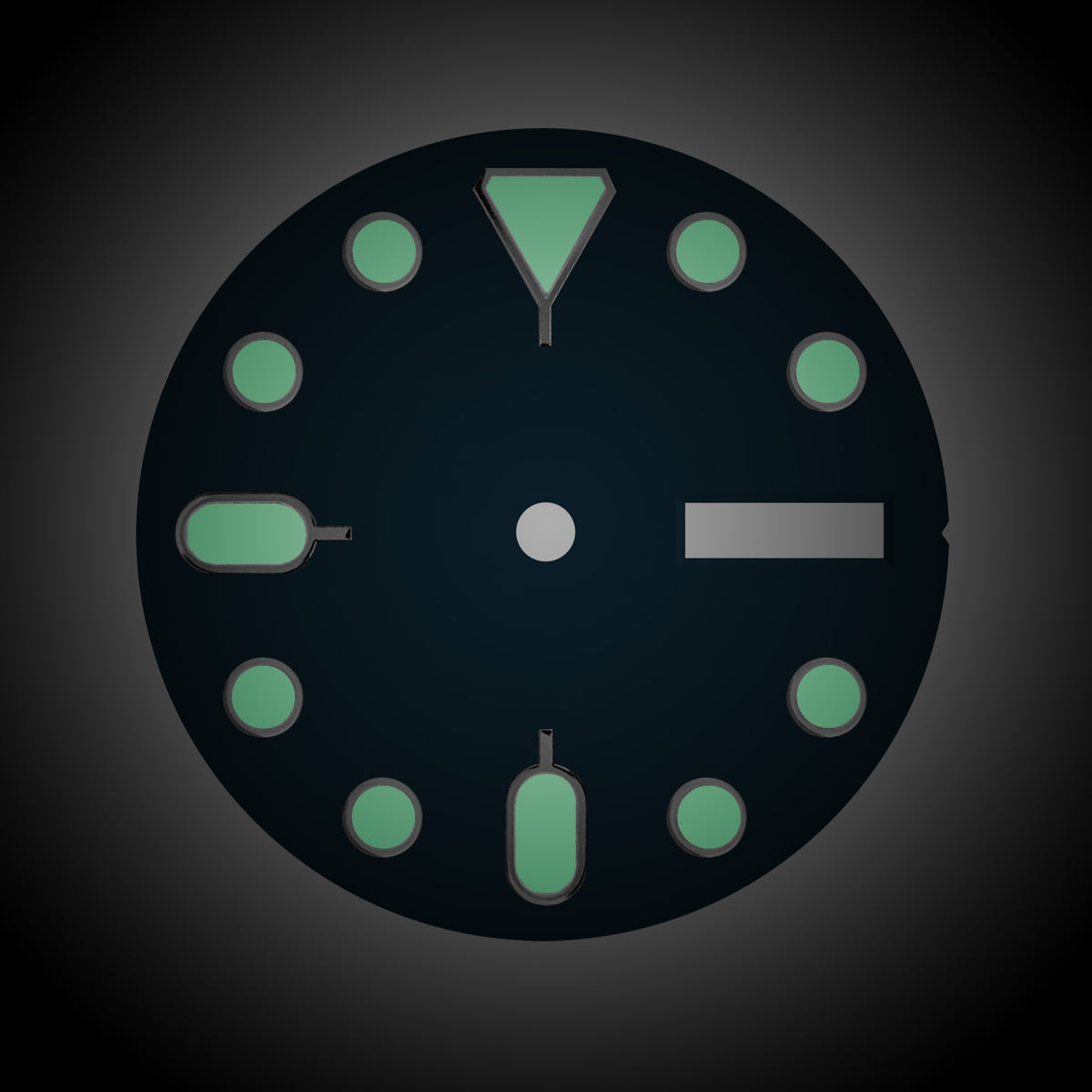 Dial - 5KX - Blue Sterile - Day Date